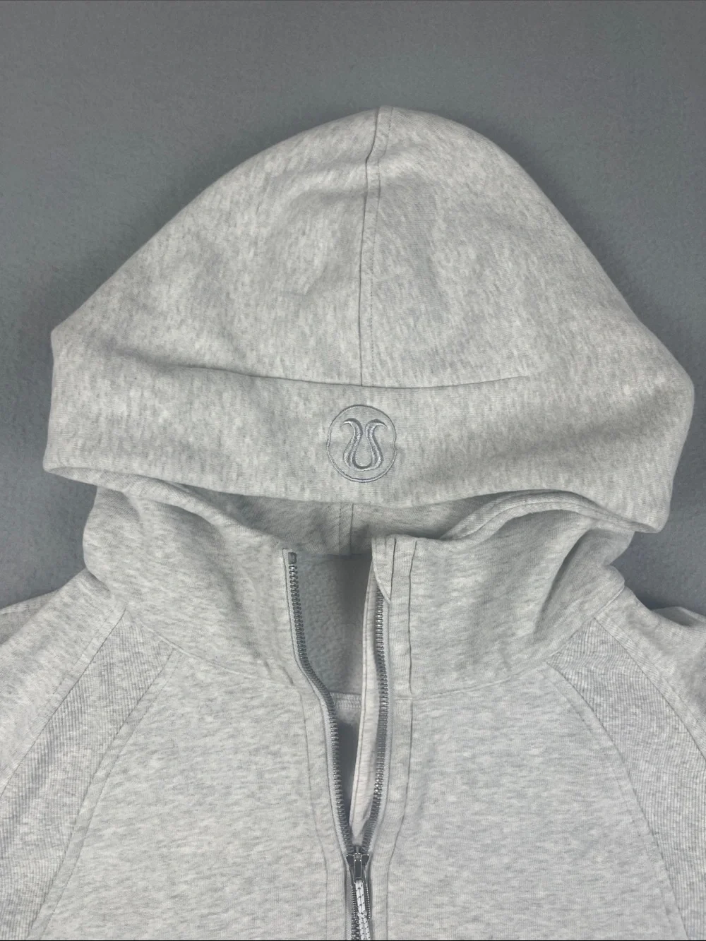 Lululemon Oversized Half-Zip heather gray scuba hoodie Size: XL/XXL
